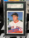 1985 Topps - Roger Clemens RC #181 SGC 92