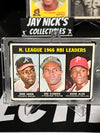 1967 Topps - NL RBI Leaders - Hank Aaron, Clemente, Allen #219 Fair