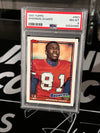 1991 Topps - #563 - Shannon Sharpe RC - PSA 8