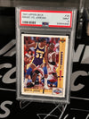 1991 Upper Deck #34 - Magic vs. Michael Jordan - PSA 9